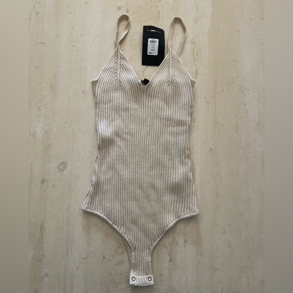 Fashion Nova cream Hannah bodysuit